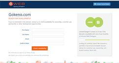 Desktop Screenshot of gokeno.com
